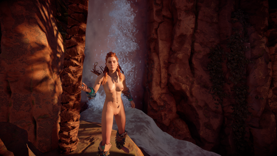 Horizon Zero Dawn мод на голую Элой