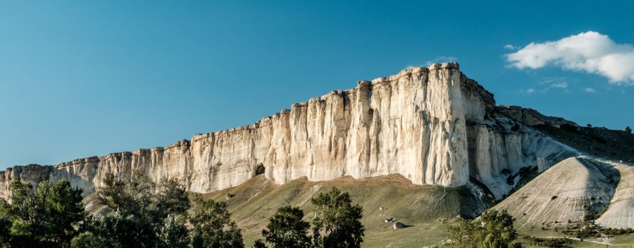 Село Курское Белогорского района Крым гора Бор-Кая