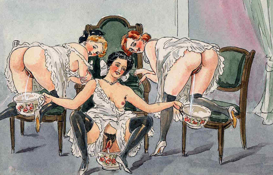 Винтажные эротические рисунки