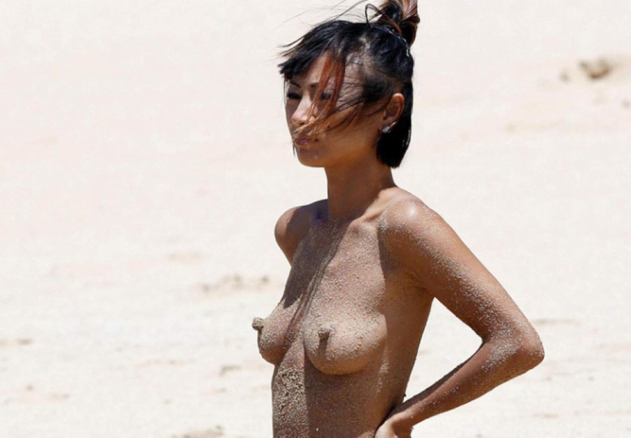 Bai Ling фотосессия ню обои