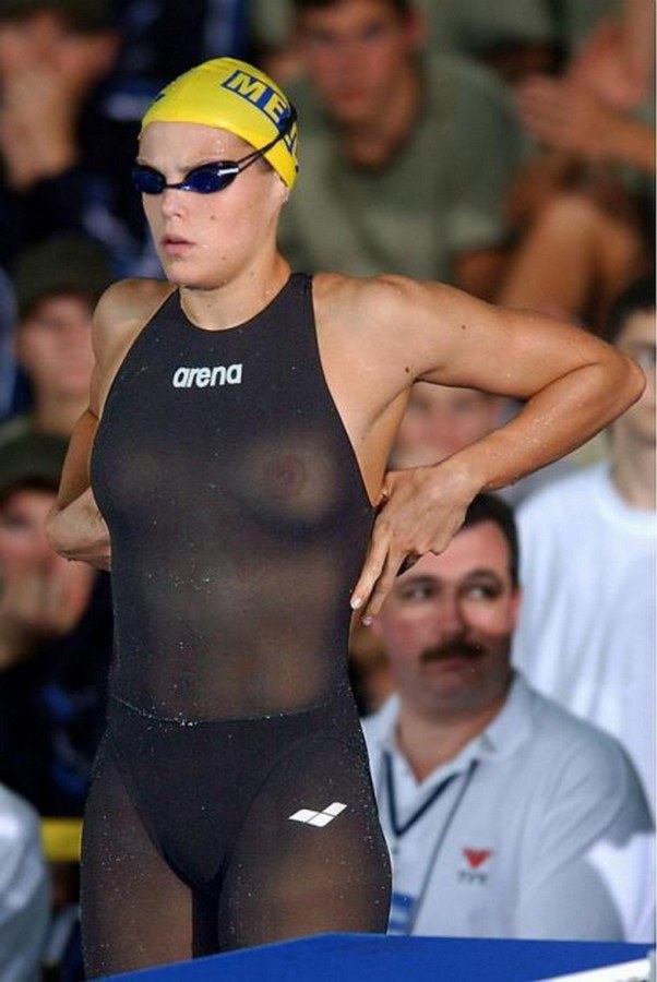 Пловчиха Laure Manaudou