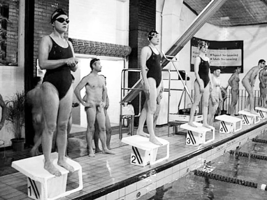 YMCA плавание 60-70 годы