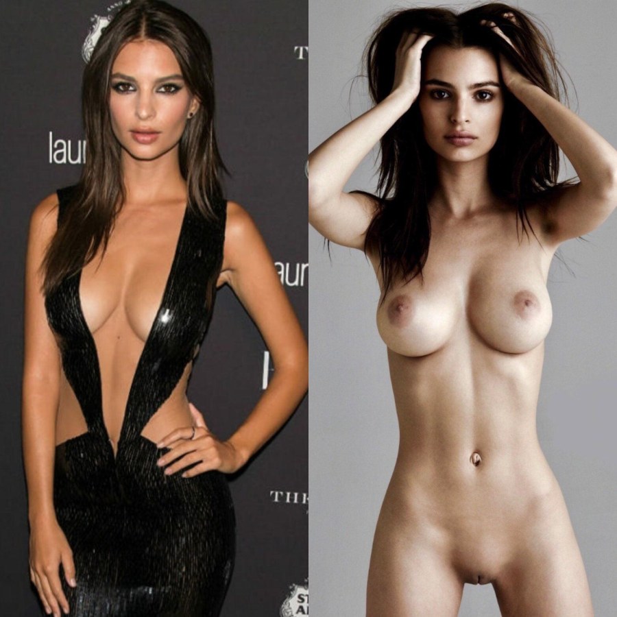 Emily Ratajkowski голая на подиуме